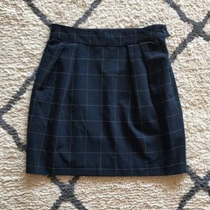 Urban Outfitters Checkered A-Line Skirt